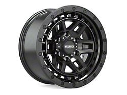 Wesrock Wheels BT-26 Satin Black Dark Tint Wheel; 17x8.5; -6mm Offset (87-95 Jeep Wrangler YJ)