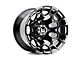 Wesrock Wheels Spur Gloss Black Milled 6-Lug Wheel; 22x12; -44mm Offset (22-24 Tundra)