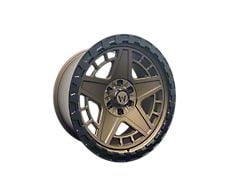 Western Wheels HU96 Satin Bronze Face 6-Lug Wheel; 20x10; -12mm Offset (03-09 4Runner)