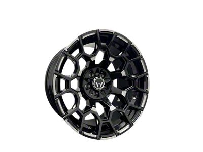 Western Wheels SPUR Gloss Black with Milling Spokes 6-Lug Wheel; 22x12; -44mm Offset (04-15 Titan)