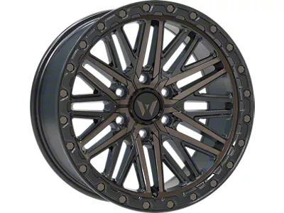 Western Wheels AL04 Bronze Machined Face with Black Lip 6-Lug Wheel; 20x10; -12mm Offset (05-15 Tacoma)