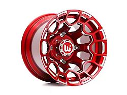 Western Wheels EDGE Candy Red Milling 5-Lug Wheel; 20x12; -44mm Offset (07-13 Tundra)