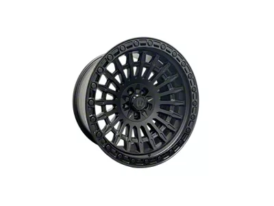 Western Wheels WP69 Satin Black Face with Gloss Black Rivets Wheel; 20x10; -24mm Offset (11-21 Jeep Grand Cherokee WK2)