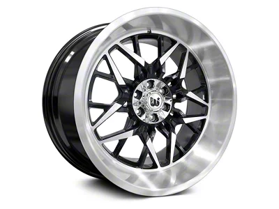 Western Wheels EDGE Brush Face Wheel; 22x12; -44mm Offset (18-25 Jeep Wrangler JL)