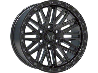 Western Wheels AL04 Black Machined Face Dark Tint 6-Lug Wheel; 20x10; -12mm Offset (24-25 Tacoma)