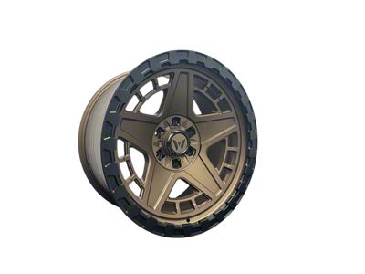 Western Wheels HU96 Satin Bronze Face 6-Lug Wheel; 20x10; -12mm Offset (24-25 Tacoma)