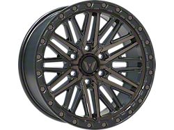 Western Wheels AL04 Bronze Machined Face with Black Lip 6-Lug Wheel; 20x10; -12mm Offset (17-24 Titan)