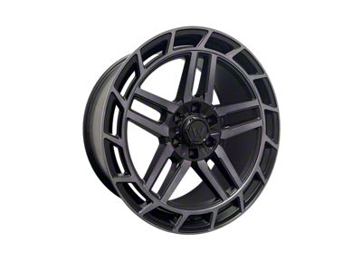 Western Wheels HC66 Machined Face Satin Black Tint 6-Lug Wheel; 22x10; 30mm Offset (17-24 Titan)