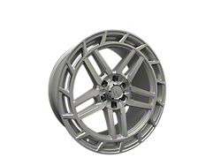 Western Wheels HC66 Machined Silver Face Satin 6-Lug Wheel; 22x10; 30mm Offset (22-25 Tundra)