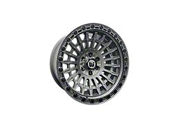 Western Wheels WP69 Gun Metal Face with Satin Lip 5-Lug Wheel; 20x10; -12mm Offset (14-21 Tundra)