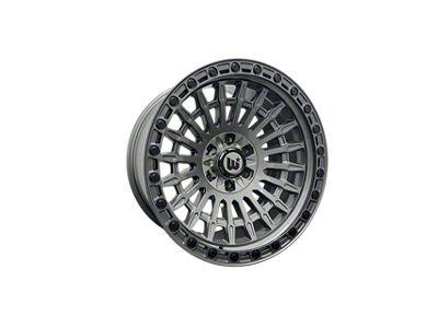 Western Wheels WP69 Gun Metal Face with Satin Lip 5-Lug Wheel; 20x10; -12mm Offset (14-21 Tundra)