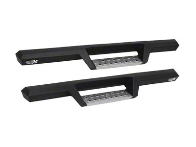 Westin HDX Stainless Drop Nerf Side Step Bars; Textured Black (07-18 Jeep Wrangler JK 2-Door)