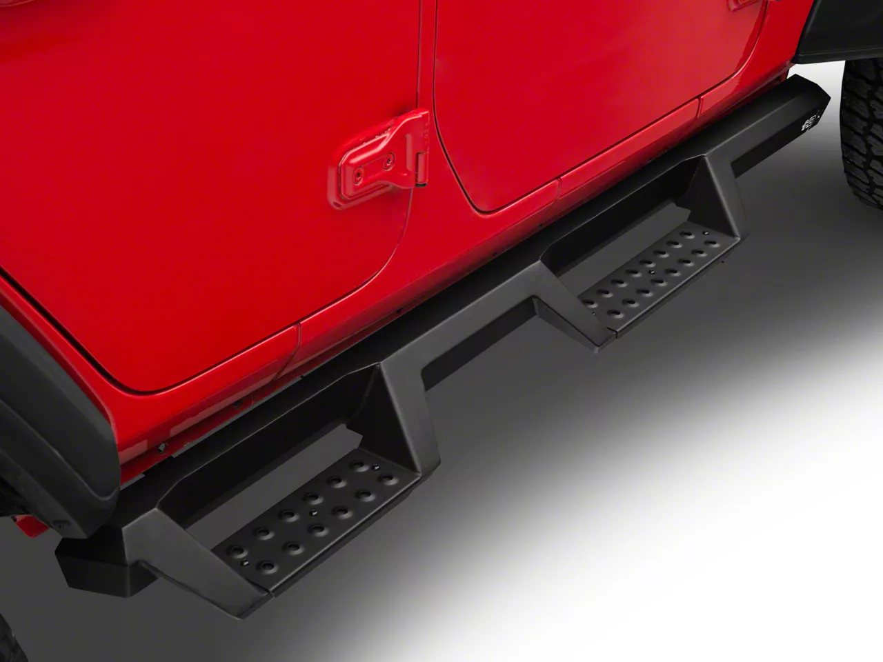Westin HDX Drop Nerf Side Step Bars; Textured Black (18-24 Jeep Wrangler JL  4-Door)
