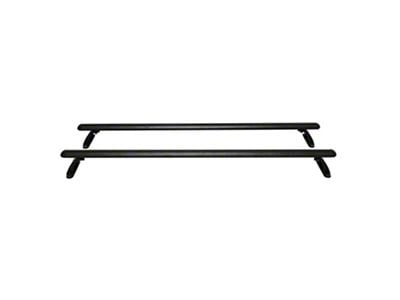 Westin Cross Bars for EXP Truck Cap Roof Rails; Black; 51-Inch (Universal; Some Adaptation May Be Required)