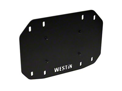 Westin Spare Tire Mount Delete; Textured Black (18-25 Jeep Wrangler JL)