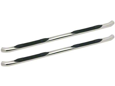 E-Series 3-Inch Nerf Side Step Bars; Stainless Steel (07-21 Tundra Double Cab)