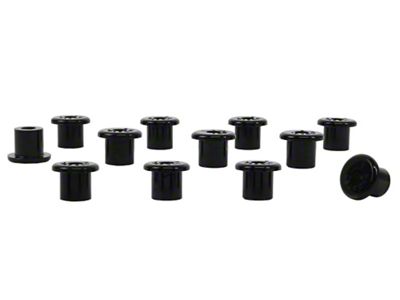 Whiteline Leaf Spring Front and Rear Eye and Shackle Bushing Kit (76-86 Jeep CJ7)