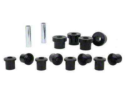 Whiteline Leaf Spring Front and Rear Eye and Shackle Bushing Kit (76-86 Jeep CJ7)