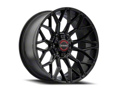 Wicked Offroad W934 Satin Black 6-Lug Wheel; 22x10; -19mm Offset (10-24 4Runner)