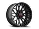 Wicked Offroad W934 Satin Black 6-Lug Wheel; 22x10; -19mm Offset (03-09 4Runner)