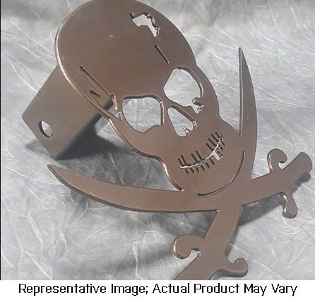 Wild Child Customs Tundra Pirate Skull Jolly Roger Tow Hitch Cover ...