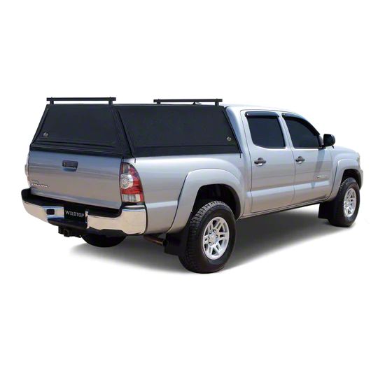 WildTop Tacoma Soft Truck Cap with Integrated Roof Rack WT11614T (05-15 ...