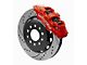 Wilwood AERO6 Front Big Brake Kit with 14-Inch Drilled and Slotted Rotors; Red Calipers (20-24 Jeep Gladiator JT)