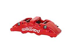 Wilwood AeroDM Forged Six Piston Front Brake Caliper; Driver Side; Red (20-24 Jeep Gladiator JT)