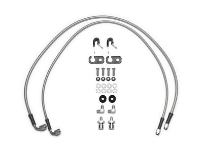 Wilwood Flexline Brake Line Kit; Front (20-24 Jeep Gladiator JT)