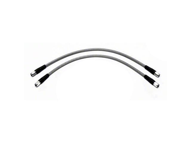 Wilwood Flexline Brake Line Kit; Front (97-06 Jeep Wrangler TJ)