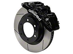 Wilwood AERO6-DM Front Big Brake Kit with 13.38-Inch Slotted Rotors; Black Calipers (16-23 Tacoma)