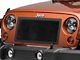 RedRock Wire Mesh Cutout Grille; Black (07-18 Jeep Wrangler JK)