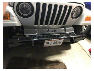 Wizard Works Offroad Mid Width Front Bumper; Bare Steel (97-06 Jeep Wrangler TJ)