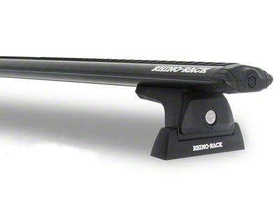 Rhino-Rack Vortex 2-Bar RLT600 Backbone Roof Rack; Black (07-18 Jeep Wrangler JK 2-Door)