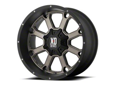 XD Buck 25 Matte Black with Dark Tint 6-Lug Wheel; 20x9; 30mm Offset (03-09 4Runner)