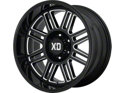 XD Cage Gloss Black Milled 6-Lug Wheel; 20x10; -18mm Offset (03-09 4Runner)