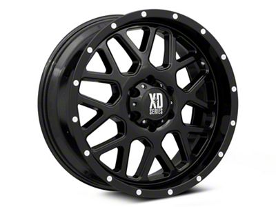 XD Grenade Gloss Black 6-Lug Wheel; 20x9; 18mm Offset (03-09 4Runner)