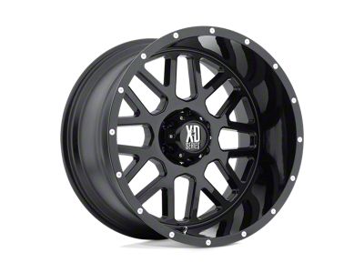 XD Grenade Satin Black 6-Lug Wheel; 20x10; -24mm Offset (03-09 4Runner)