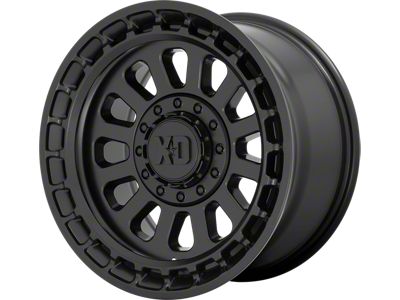 XD Omega Satin Black 6-Lug Wheel; 17x9; 0mm Offset (03-09 4Runner)