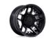 XD Slash Matte Black 6-Lug Wheel; 20x9; 1mm Offset (03-09 4Runner)