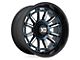 XD Phoenix Metallic Blue Milled with Black Lip 6-Lug Wheel; 20x10; -18mm Offset (03-09 4Runner)