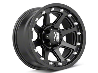 XD Addict Matte Black 6-Lug Wheel; 18x9; 18mm Offset (04-15 Titan)