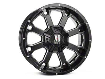 XD Buck 25 Gloss Black Milled 6-Lug Wheel; 20x9; 0mm Offset (04-15 Titan)