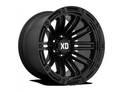 XD Double Deuce Satin Black 6-Lug Wheel; 20x12; -44mm Offset (04-15 Titan)