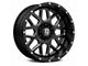 XD Grenade Satin Black Milled 6-Lug Wheel; 20x9; 0mm Offset (04-15 Titan)