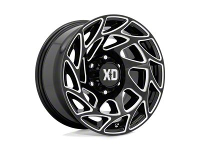 XD Onslaught Gloss Black Milled 6-Lug Wheel; 20x9; 0mm Offset (04-15 Titan)