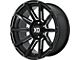 XD Outbreak Gloss Black Milled 6-Lug Wheel; 18x9; 0mm Offset (04-15 Titan)