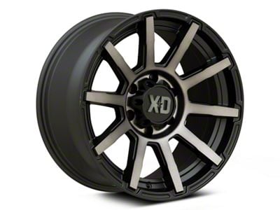 XD Outbreak Satin Black with Gray Tint 6-Lug Wheel; 20x9; 0mm Offset (04-15 Titan)