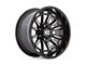 XD Phoenix Gloss Black Milled 6-Lug Wheel; 20x9; 18mm Offset (04-15 Titan)