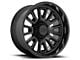 XD Rover Satin Black with Gloss Black Lip 6-Lug Wheel; 22x12; -44mm Offset (04-15 Titan)